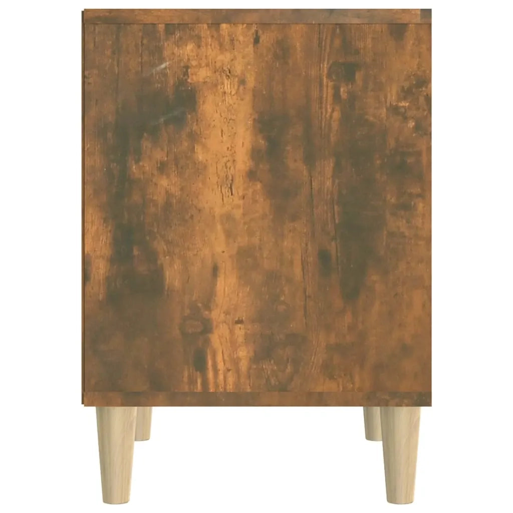Comodino Rovere Fumo 40x35x50 cm 821868