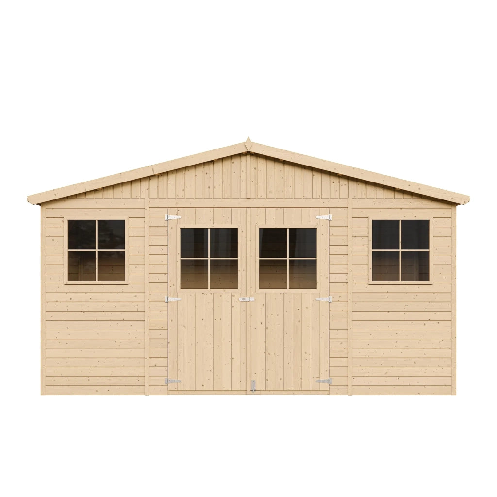 Casa da giardino in legno - 8 m?²- TIMBELA M332+M332G