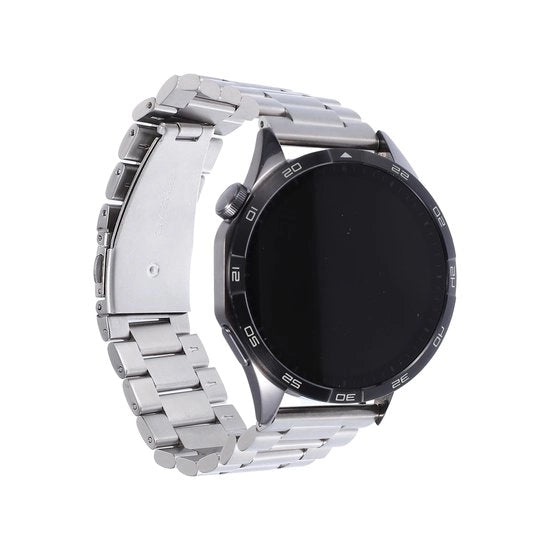 Cinturino orologio in metallo - 18 mm - Chiusura rapida - Argento - Uomo/Donna - Materiale duraturo