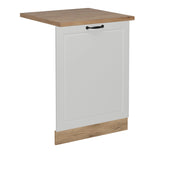 Pannello frontale della lavastoviglie R-Line Bianco rustico/Rovere dorato 60 cm, PL Rovere Vicco