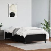 Giroletto-Struttura Letto Nero 90x200 cm in Similpelle 846674