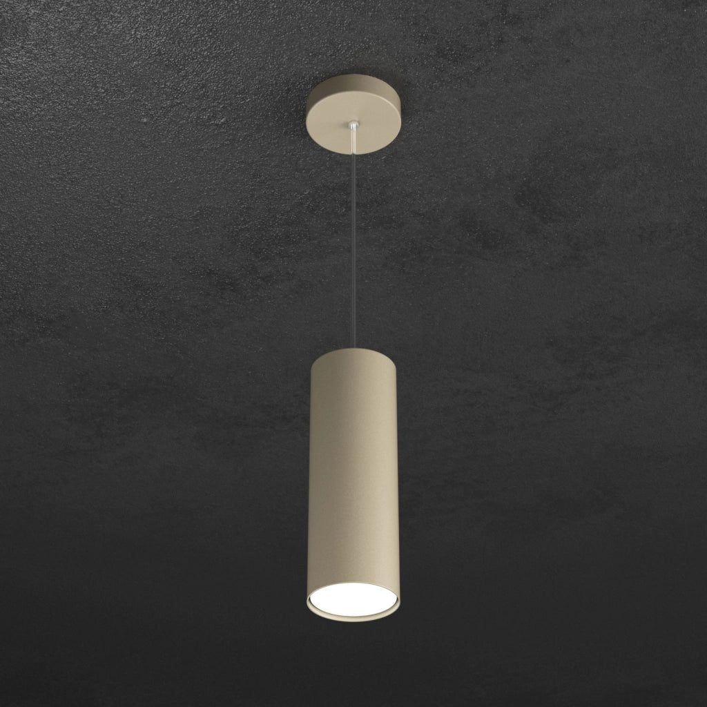 SHAPE SOSPENSIONE TUBO H.25 1 LUCE SABBIA 1143-S25-SA
