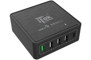 itek ITSCT4UC60 Caricabatterie per dispositivi mobili Universale Nero AC Ricarica rapida Interno