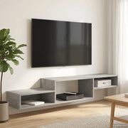 Mobile TV da Parete A parete Grigio Cemento 150 x 28 x 26 cm