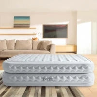 64490ND - Materasso Dura Beam Supreme Teconologia Fiber-Tech Q Con Pompa Elettrica Incorporata Cm 152X203X51