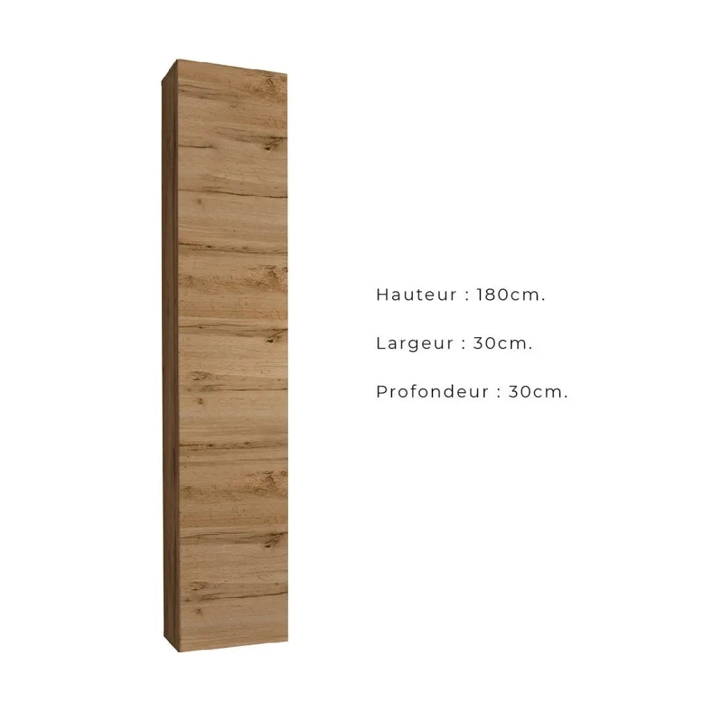 Mobile sospeso color rovere per soggiorno collezione SWITCH.