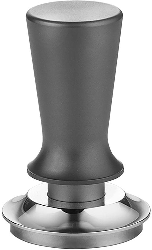 Distributore di caffè a stampe 51mm in acciaio inossidabile con maniglia in alluminio, strumento di livellamento distributore espresso professionale, sabotaggio a molla 51mm