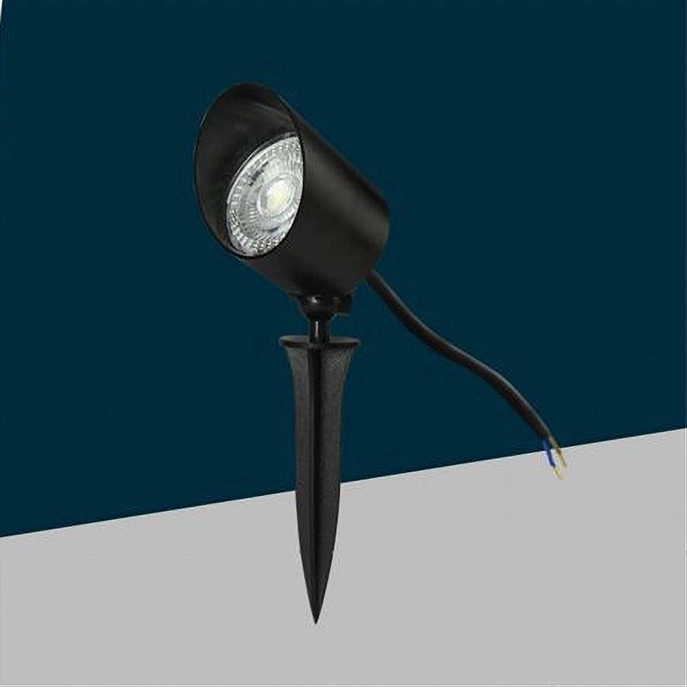 Trade Shop - Faretto Led 7w Con Snodo Picchetto Staffa Lampada Per Esterno Segnapassi Ip65 110 -
