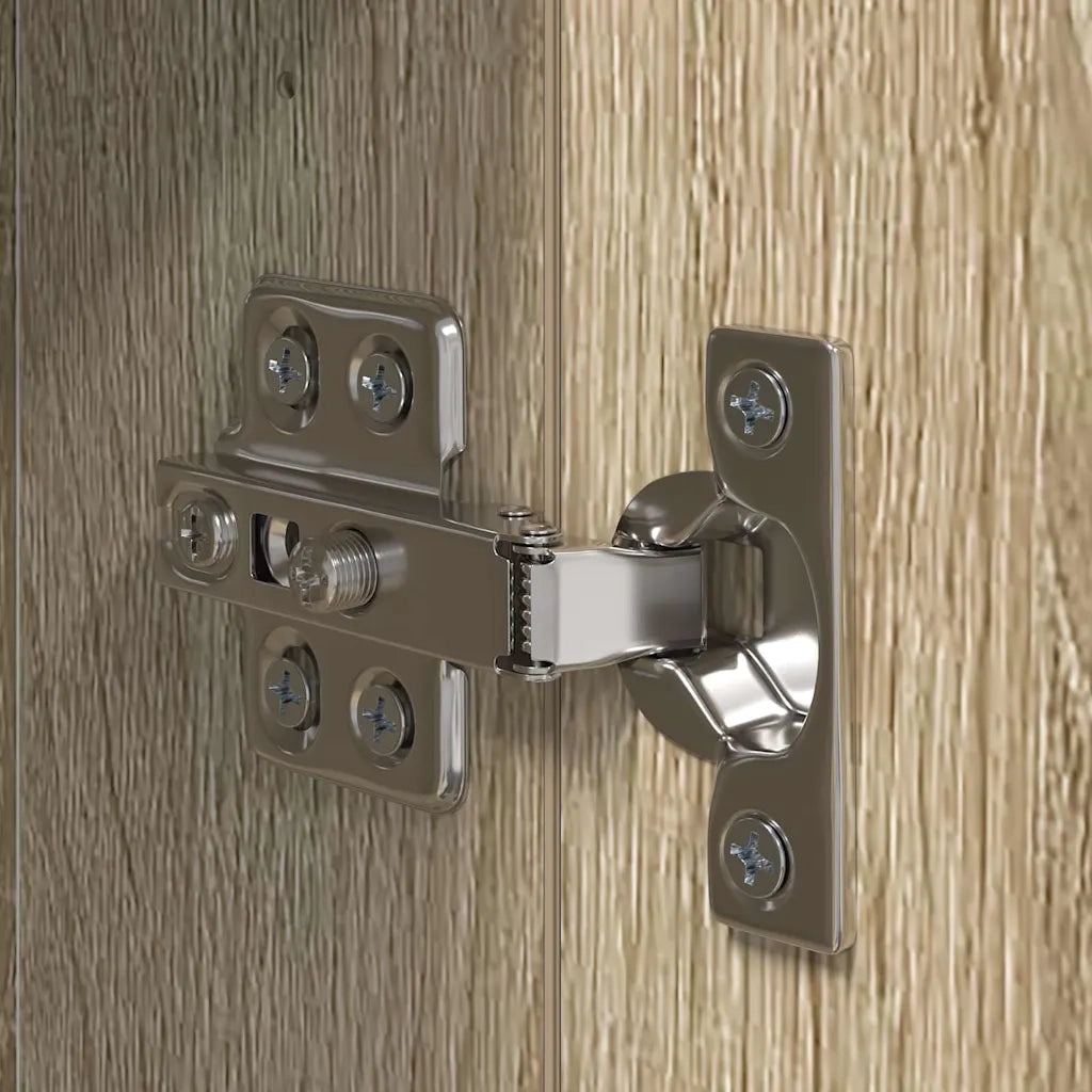 Set di Mobili Porta TV 4 pz Rovere Sonoma in Legno Multistrato 3114624