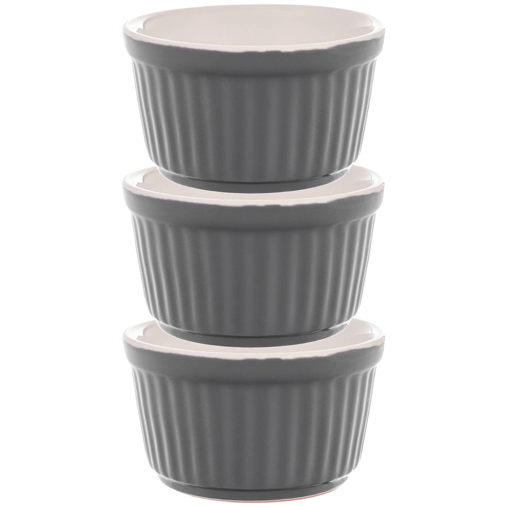 KADAX Set di 3 ciotole da forno per zuppiere, resistenti al forno, diametro 9 cm, capacità 150 ml.
