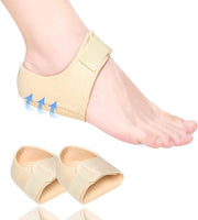Supporto per calcagno, cuscinetti per calcagno in gel per la protezione contro danni al calcagno, supporto per calcagno, prevenzione di screpolature al calcagno, supporto per calcagno regolabile e respirante, supporto per calcagno per uomini e donne.