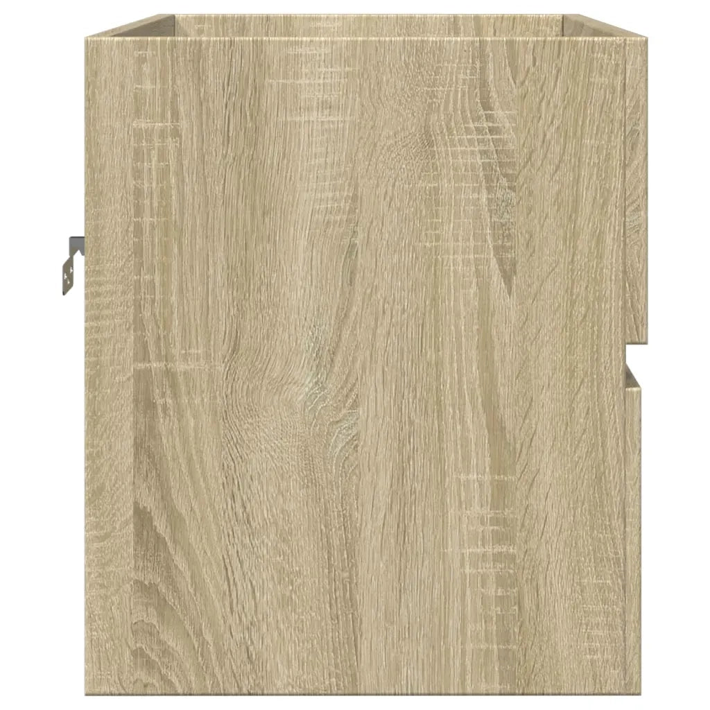 vidaXL Mobile Lavabo Rovere Sonoma 60x38,5x45 cm in Legno Multistrato