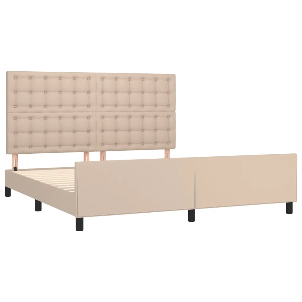 Giroletto con Testiera Cappuccino 180x200 cm in Similpelle cod mxl 63943