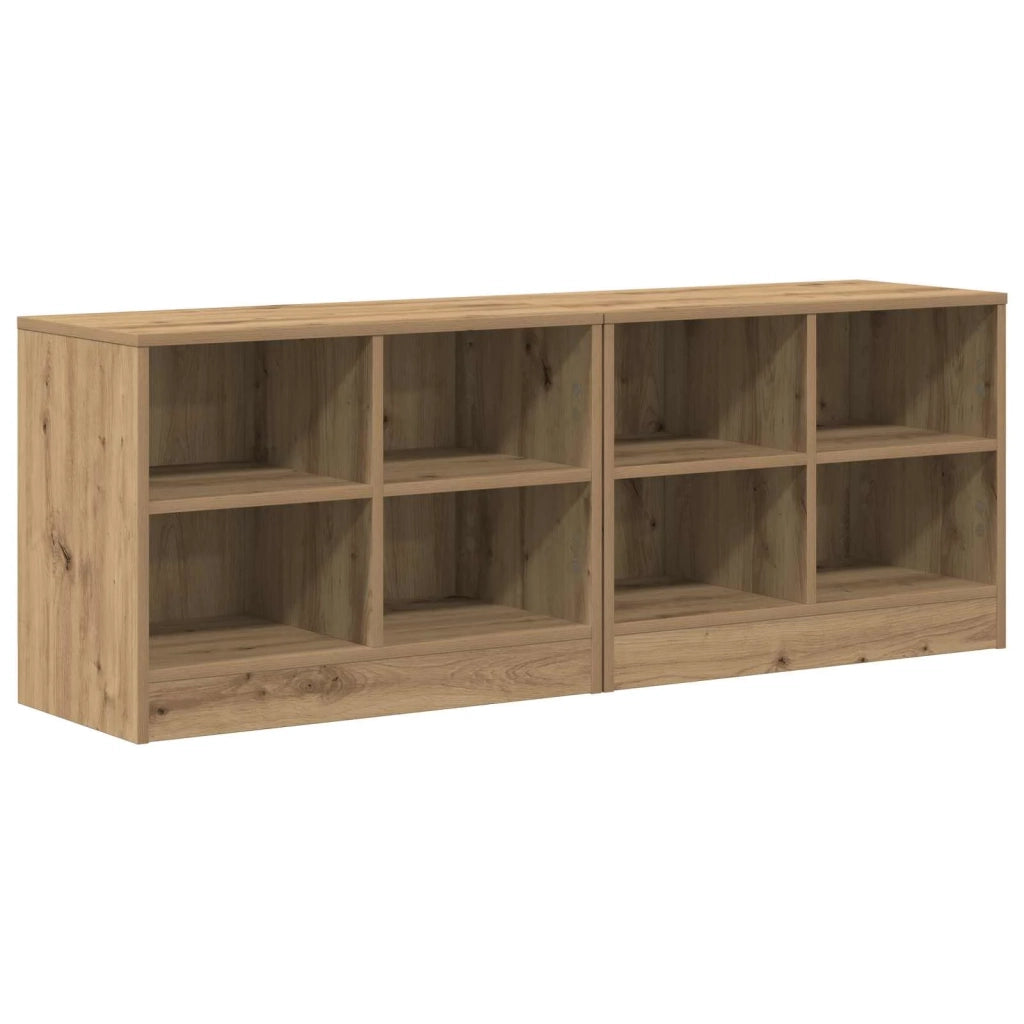 Armadietto per letto 2 pz Rovere Artigianale 66 x 33 x 48 cm CFW4324178