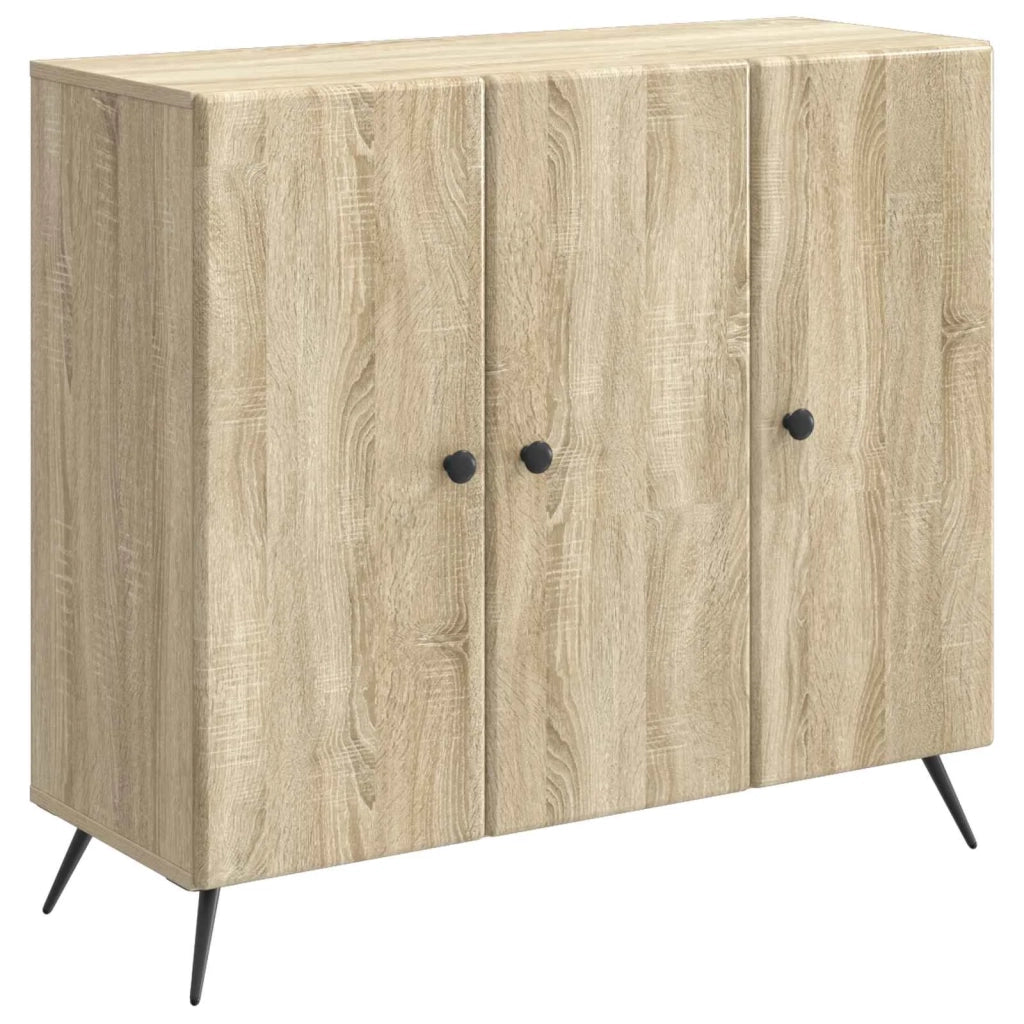 Credenza Rovere Sonoma 89 x 34,5 x 80 cm Legno ingegnerizzato