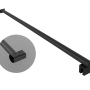 BRACCIO A T PER WALK IN TONDO- cm 65 Nero- DHIMP- pezzi 1