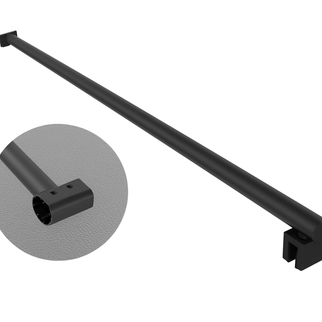 BRACCIO A T PER WALK IN TONDO- cm 65 Nero- DHIMP- pezzi 1