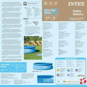 INTEX Piscina Easy Set 305x76 cm 28120NP 91476