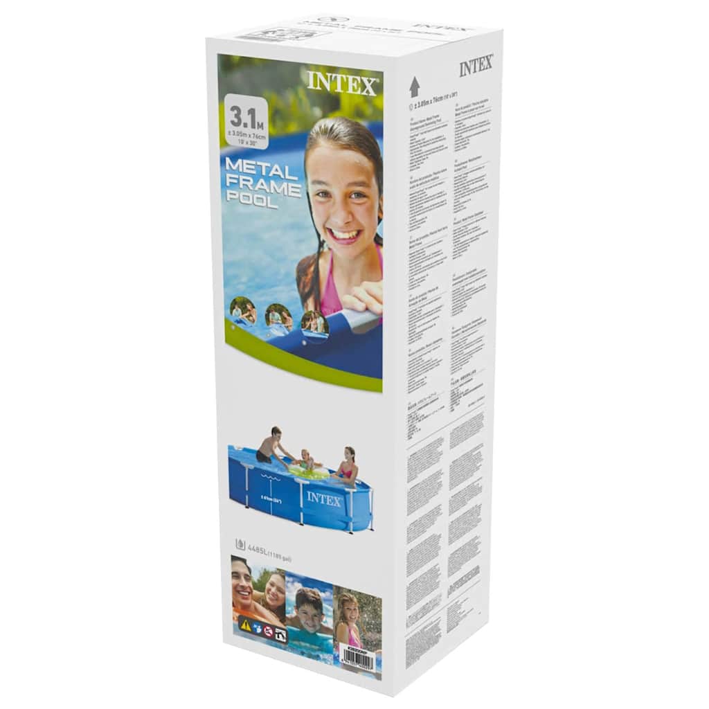 INTEX Piscina Metal Frame 305x76 cm 28200NP 91484