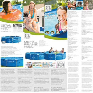 INTEX Piscina Metal Frame 305x76 cm 28200NP 91484