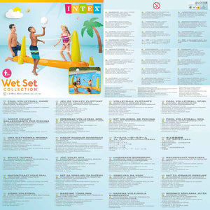 INTEX Gioco Pallavolo da Piscina 239x64x91 cm 92566