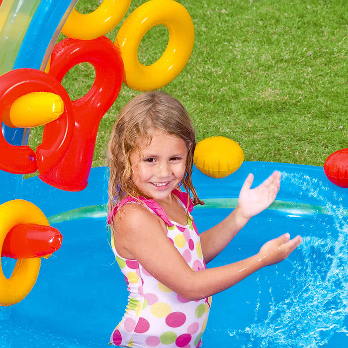 INTEX Piscina Gonfiabile Rainbow Play Center 297x193 x135 cm 57453NP 91526