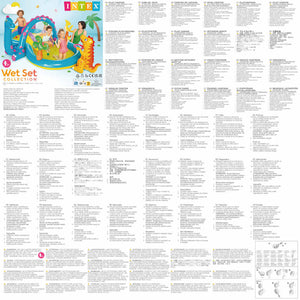 INTEX Dinoland Piscina Gonfiabile Centro Giochi 333x229x112 cm 57135NP 90805