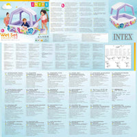 INTEX Piscina Gonfiabile con Parasole 157x157x122 cm 92533