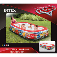 INTEX Piscina Cars Swim Center Multicolore 262x175x56 cm 92569
