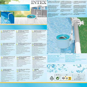 INTEX Skimmer di Superficie con Montaggio a Parete Deluxe 92023
