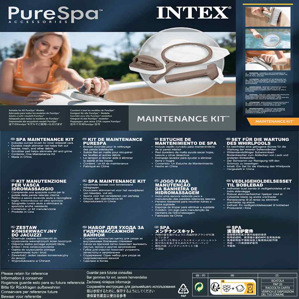 INTEX Kit Manutenzione per Spa 28004 91473