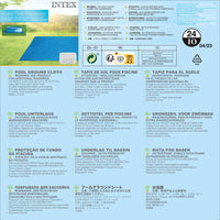 INTEX Telo di Protezione per Piscina Quadrato 472x472 cm 28048 91517