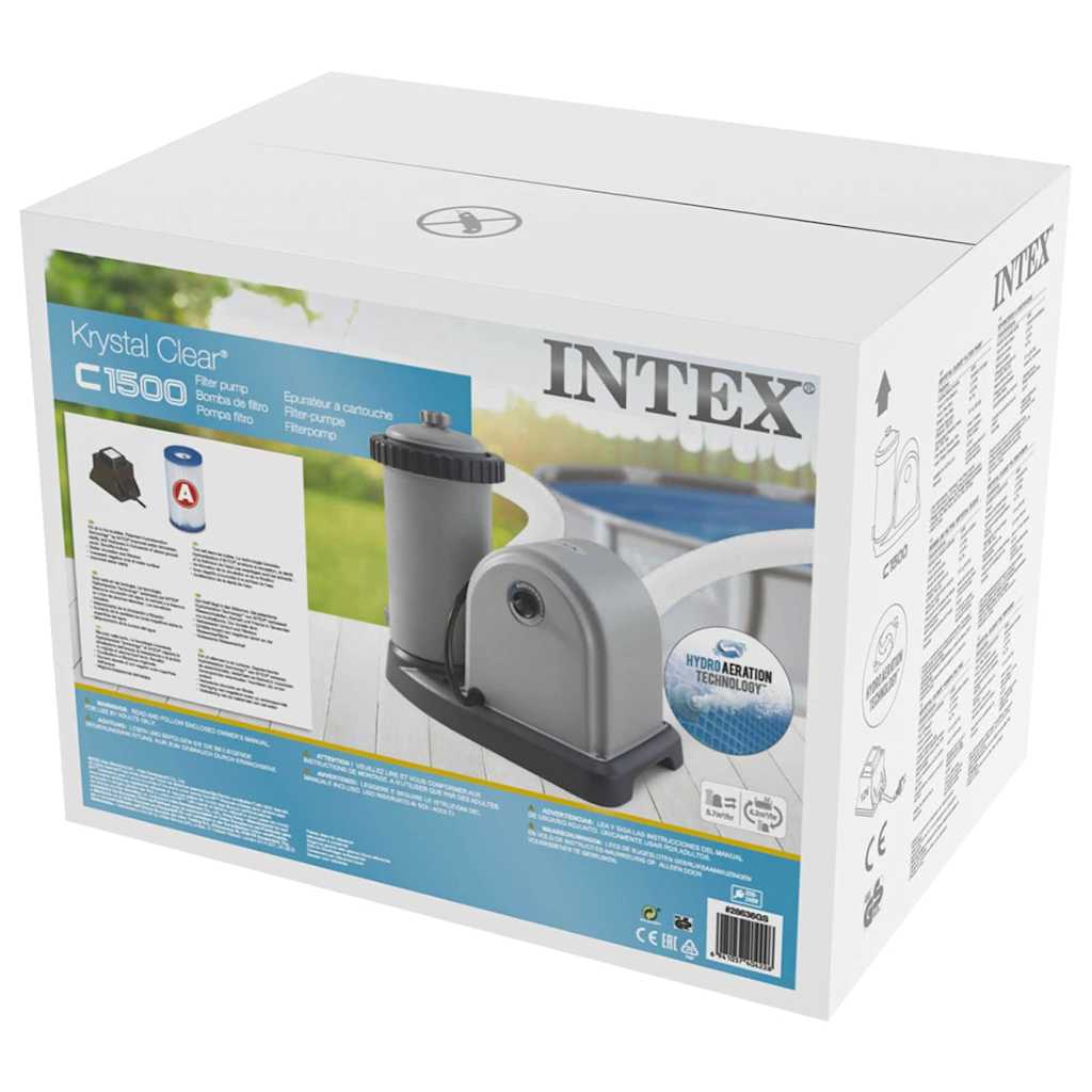 INTEX Pompa Filtrante a Cartuccia  5678 L/ora 28636GS 91497