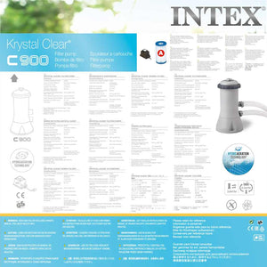 INTEX Pompa Filtrante a Cartuccia 3407 L/ora 28638GS 91496