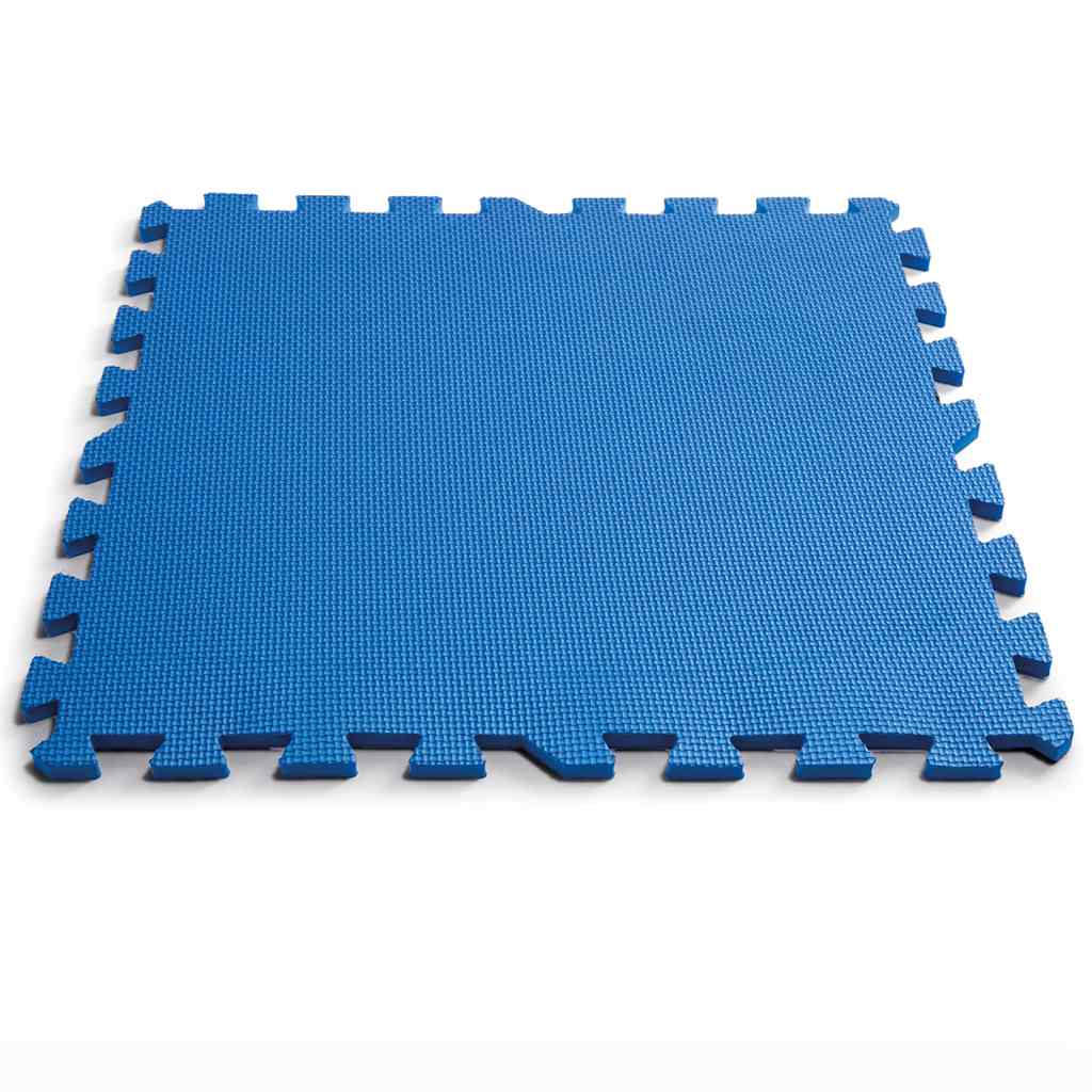 INTEX Protezioni per il Pavimento della Piscina 8 pz 50x50 cm Blu 92033