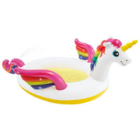 INTEX Piscina per Bambini Unicorno con Spruzzo 127x102x69 cm 92531