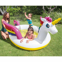 INTEX Piscina per Bambini Unicorno con Spruzzo 127x102x69 cm 92531