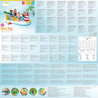 INTEX Piscina per Bambini Fishing Fun 218x188x99 cm 92537