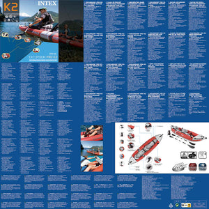 INTEX Kayak Gonfiabile Excursion Pro 384x94x46 cm 68309NP 91552