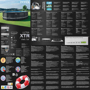 INTEX Ultra XTR Frame Set Piscina Rotondo 488x122 cm 26326GN 91493