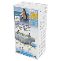 INTEX Set Piscina Prism Frame Rettangolare 300x175x80 cm 92017