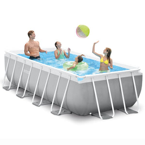 INTEX Set Piscina Prism Frame Rettangolare 400x200x100 cm 92018