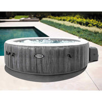 INTEX Vasca da da Spa PureSpa Greywood DELUXE 216 cm 92551
