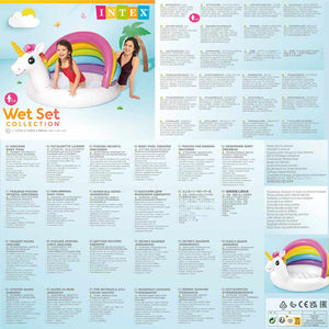 INTEX Piscina per Bambini Unicorno 127x102x69 cm 92530