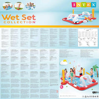 INTEX Centro Giochi Gonfiabile Action Sports 325x267x102 cm 92539