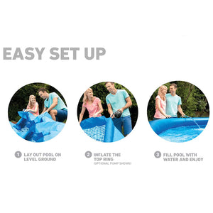 INTEX Piscina Easy Set 244x61 cm PVC 92513