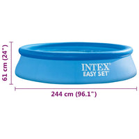 INTEX Piscina Easy Set 244x61 cm PVC 92513