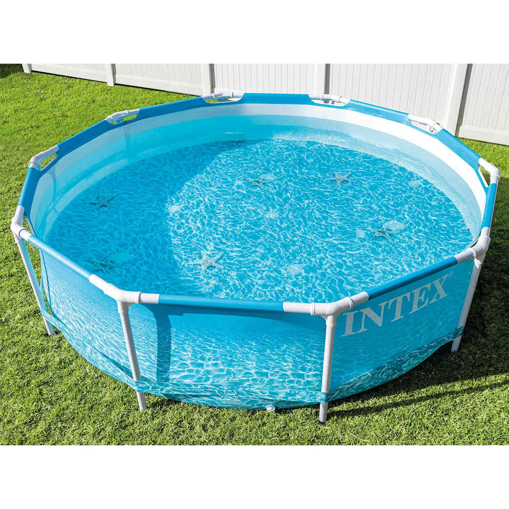 INTEX Piscina Beachside con Telaio in Metallo 305x76 cm 92515