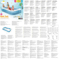 INTEX Piscina per Famiglia Swim Center 305x183x56 cm 92525