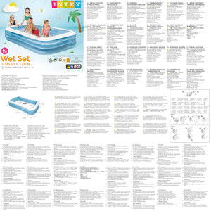 INTEX Piscina per Famiglia Swim Center 305x183x56 cm 92525